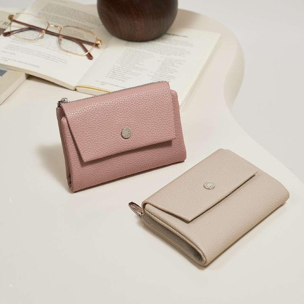Wallet Elegant Textured Compact Short Purse for Women | SeaGloca - view 4