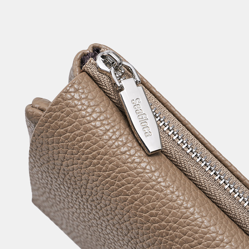 Slim Long Wallet Stylish Press Stud Design for Women | SeaGloca - view 5