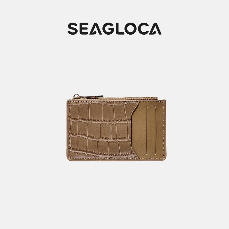 Slim Card Holder Wallet Chic Quilted Design for Women | SeaGloca
