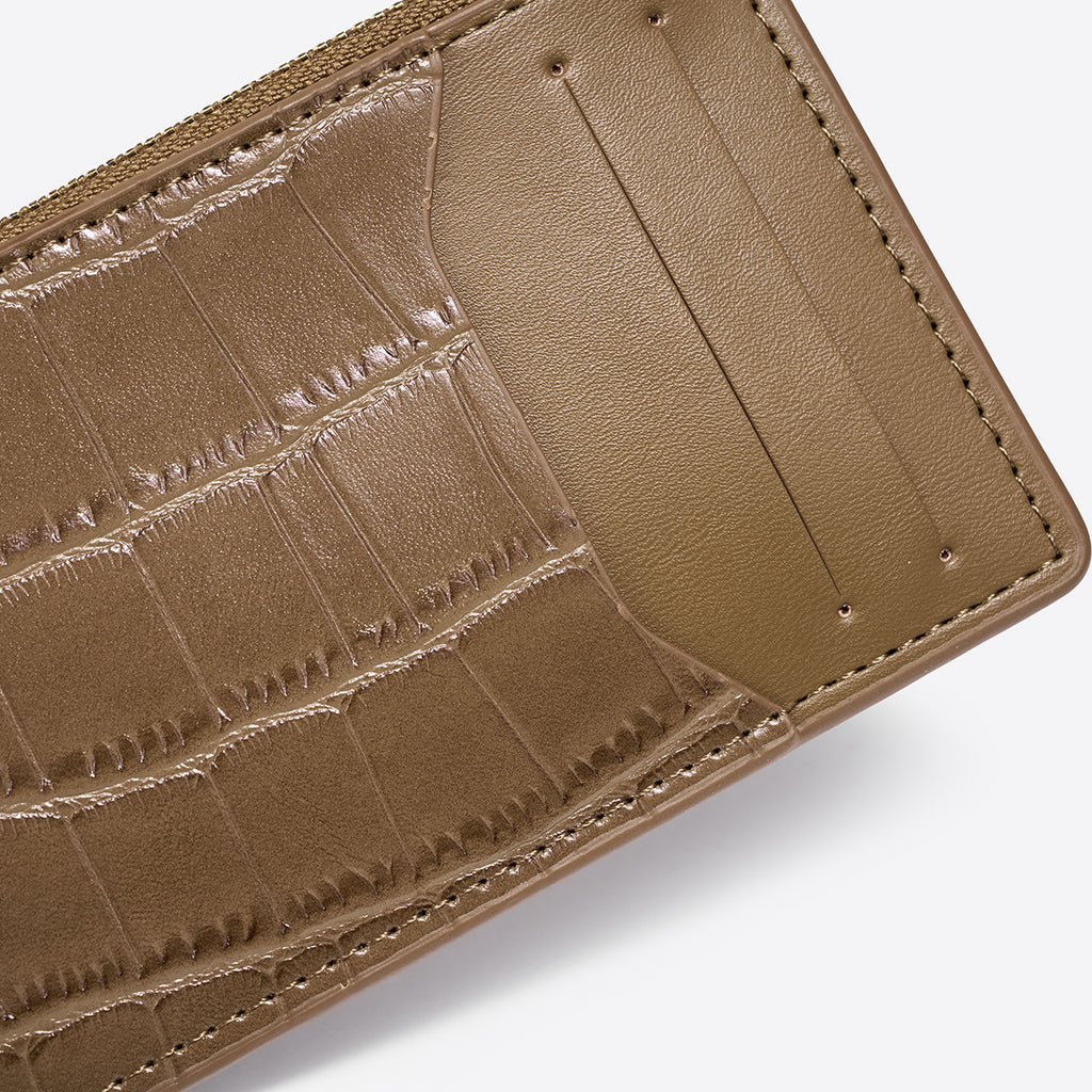 Slim Card Holder Wallet Chic Quilted Design for Women | SeaGloca - view 6