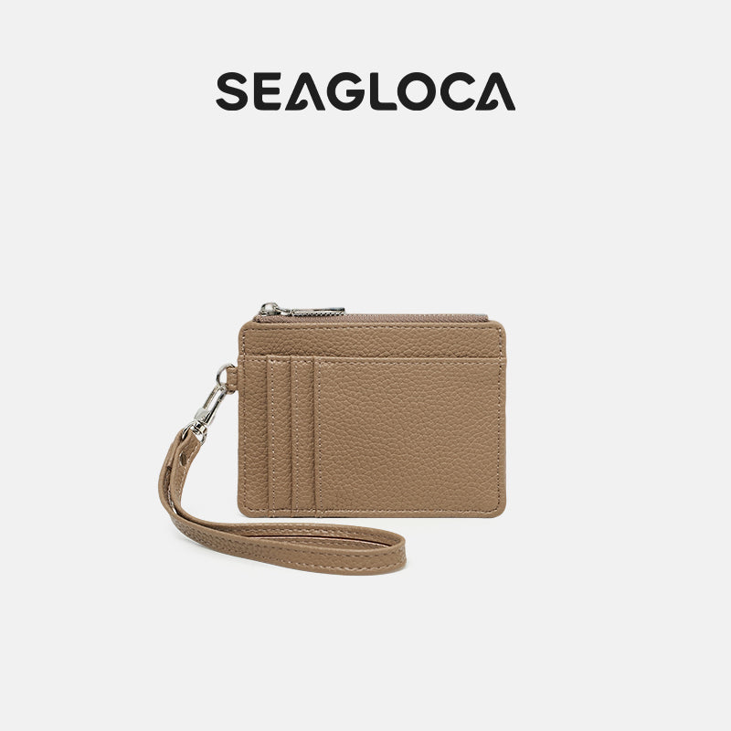 Anti-Magnetic Short Wallet with Wrist Strap for Women | SeaGloca