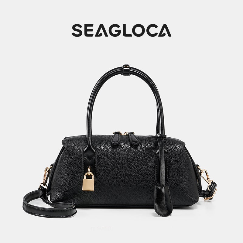 Fashionable Boston Dual Zipper Crossbody Bag for Women | SeaGloca