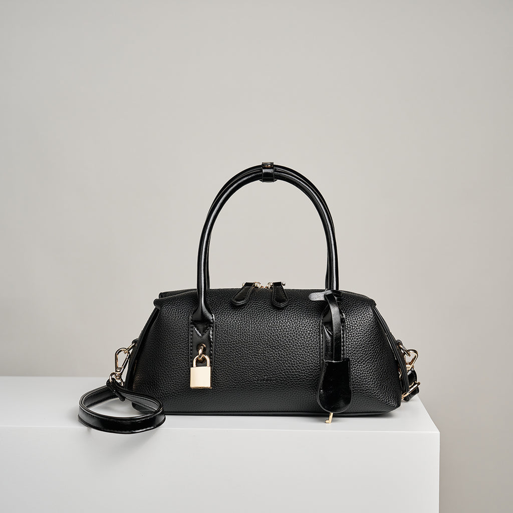 Fashionable Boston Dual Zipper Crossbody Bag for Women | SeaGloca - view 2