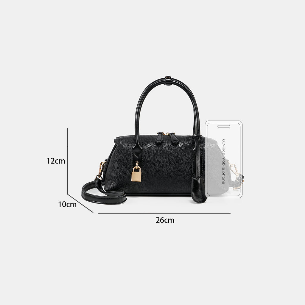 Fashionable Boston Dual Zipper Crossbody Bag for Women | SeaGloca - view 9