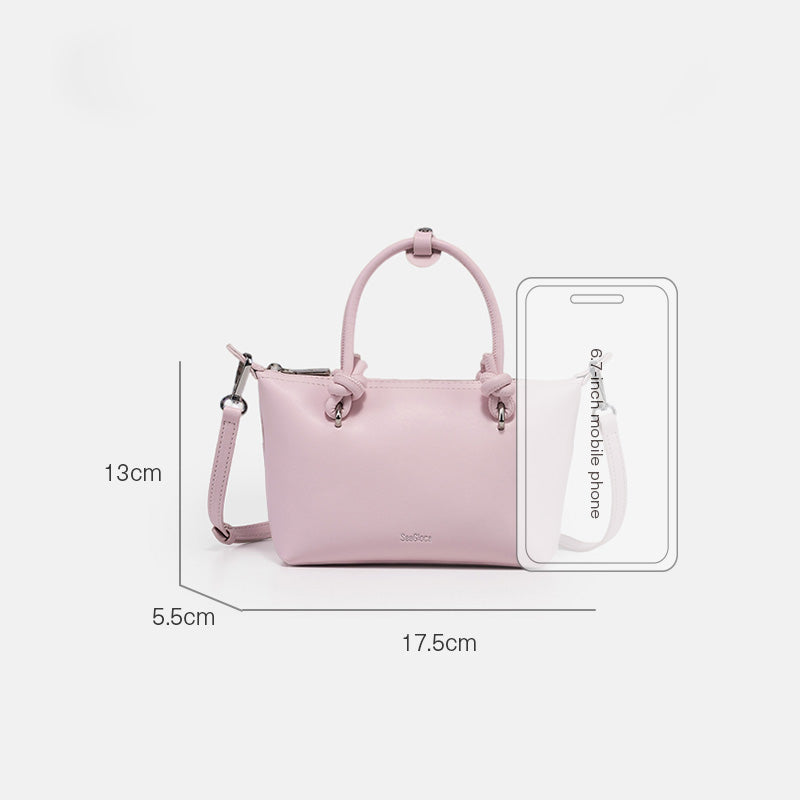 Chic Soft Leather Crossbody Bag Minimalist for Women | SeaGloca - view 9