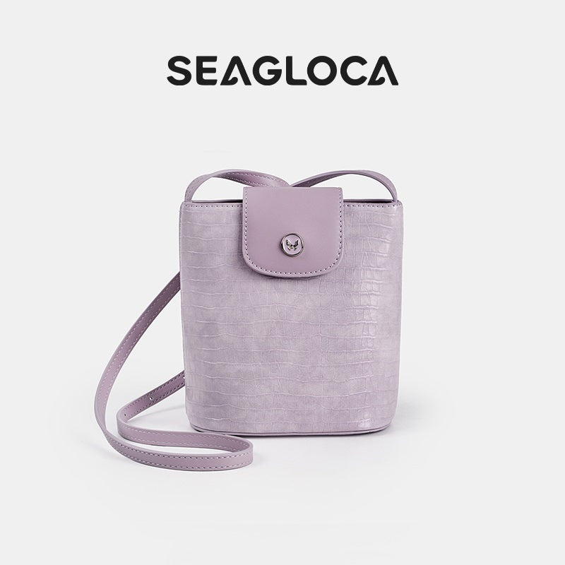 Crocodile Embossed with Butterfly Buckle for Women | SeaGloca