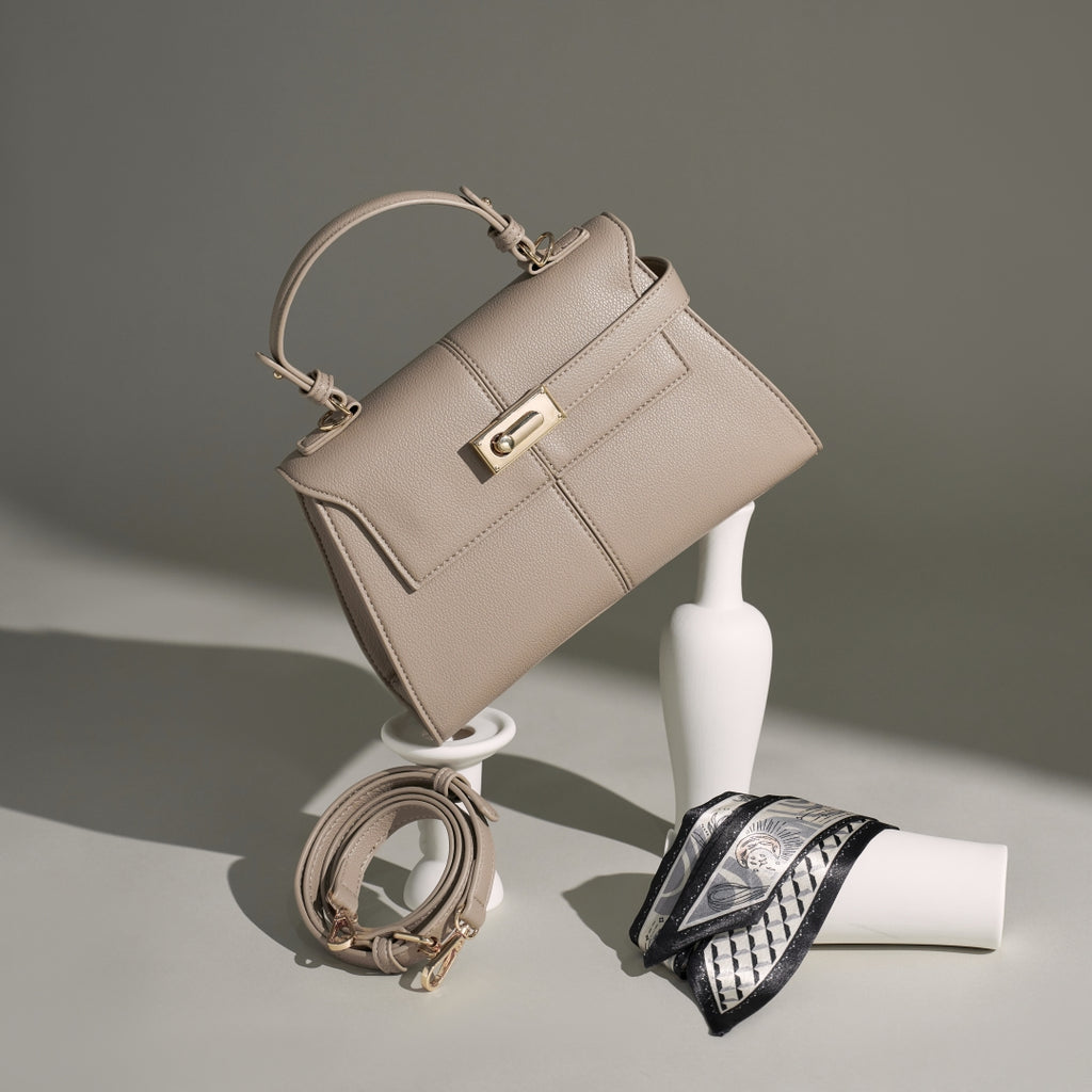 Classic Textured Handheld Crossbody Bag with for Women | SeaGloca - view 3