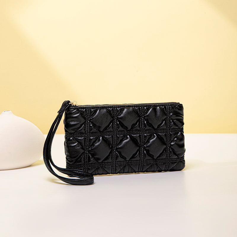 SeaGloca New Korean Fashion Soft Leather Lightweight Passport Cellphone Bag For Woman No 2326