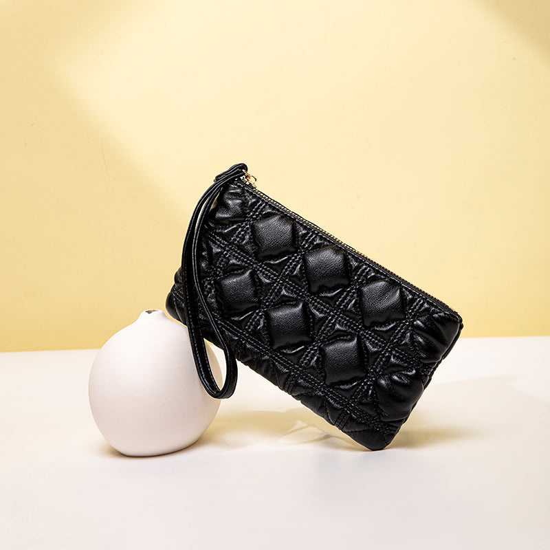 SeaGloca New Korean Fashion Soft Leather Lightweight Passport Cellphone Bag For Woman No 2326