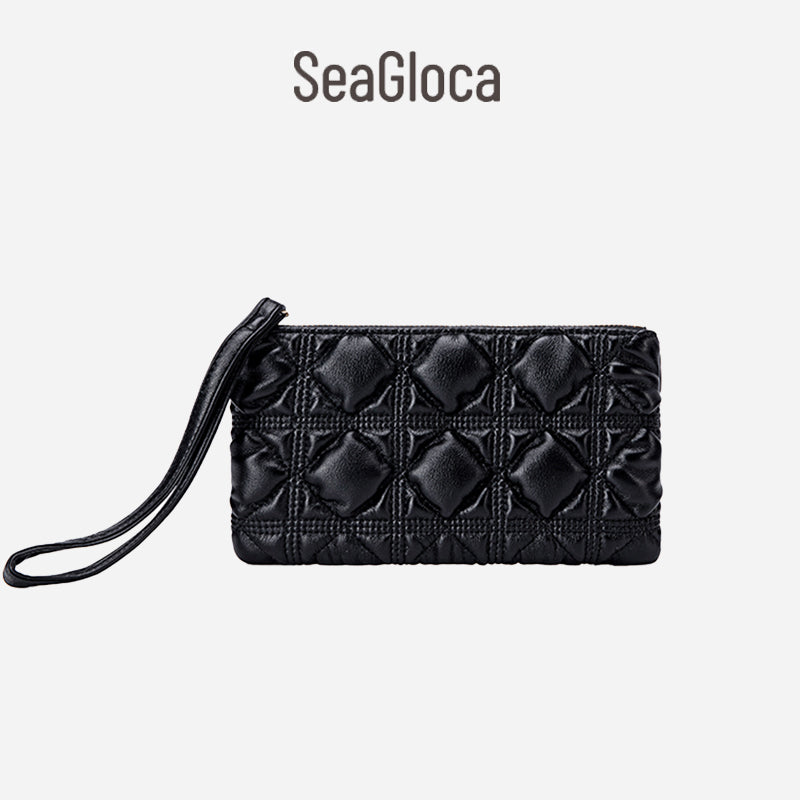 SeaGloca New Korean Fashion Soft Leather Lightweight Passport Cellphone Bag For Woman No 2326