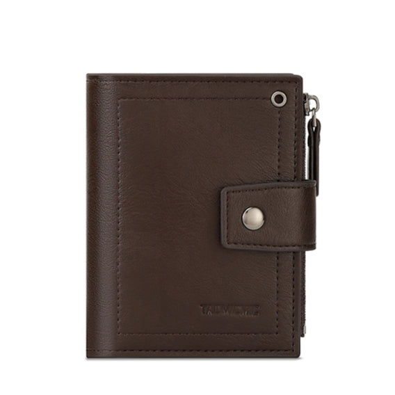 SeaGloca New Fahion Men's Advanced Multi-card Slot PU Leather Business Bi-fold Wallet No 1684