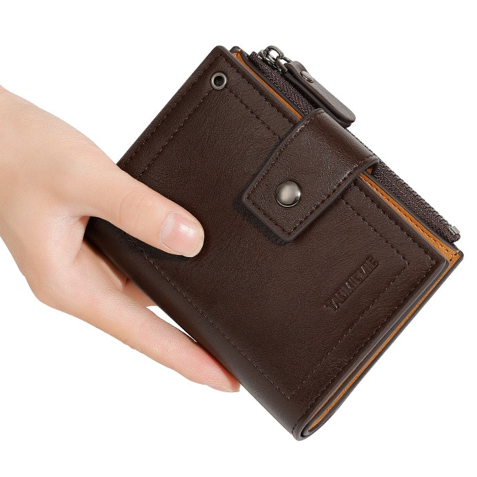 SeaGloca New Fahion Men's Advanced Multi-card Slot PU Leather Business Bi-fold Wallet No 1684