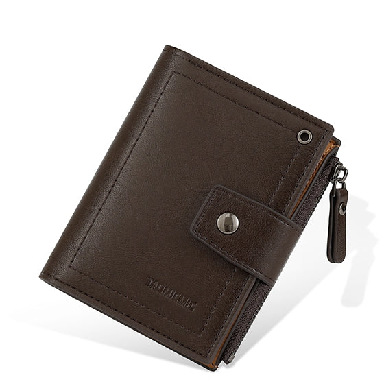 SeaGloca New Fahion Men's Advanced Multi-card Slot PU Leather Business Bi-fold Wallet No 1684