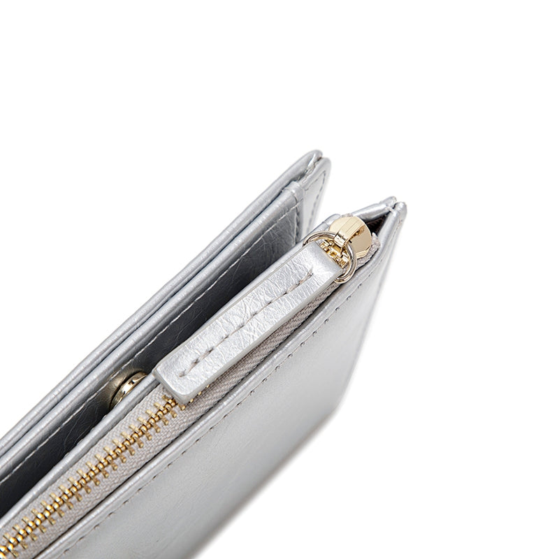 SeaGloca New Fashion High-End Bifold Short Wallet With Box Purse Card Holder For Woman No 2401