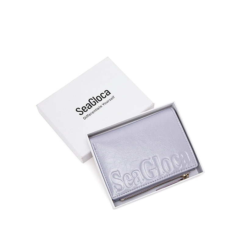 New Fashion High-End Bifold Short Wallet With for Women | SeaGloca - view 12