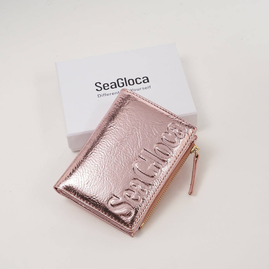 New Fashion High-End Bifold Short Wallet With for Women | SeaGloca - view 16