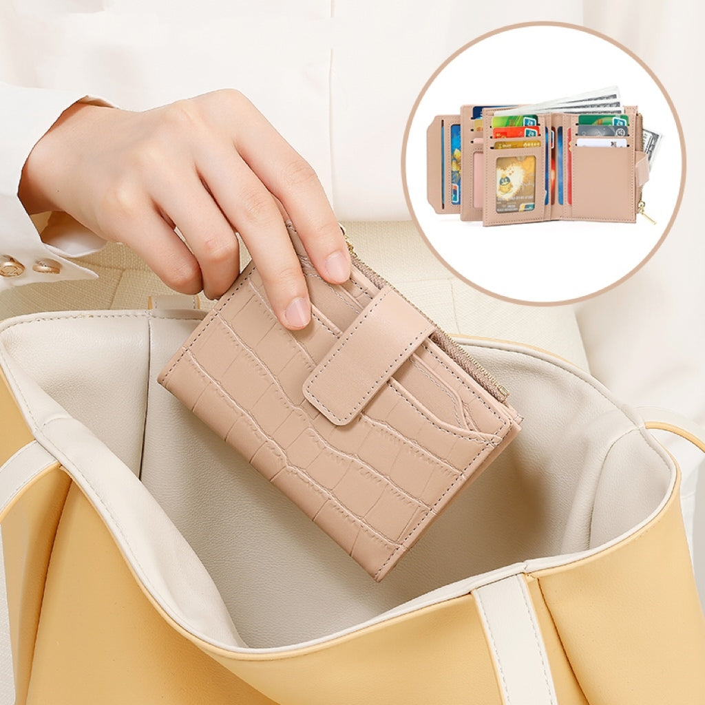 SeaGloca Wallet Card Holder In One Multi-Card with Coin Purse Student Wallet For Woman No 1947
