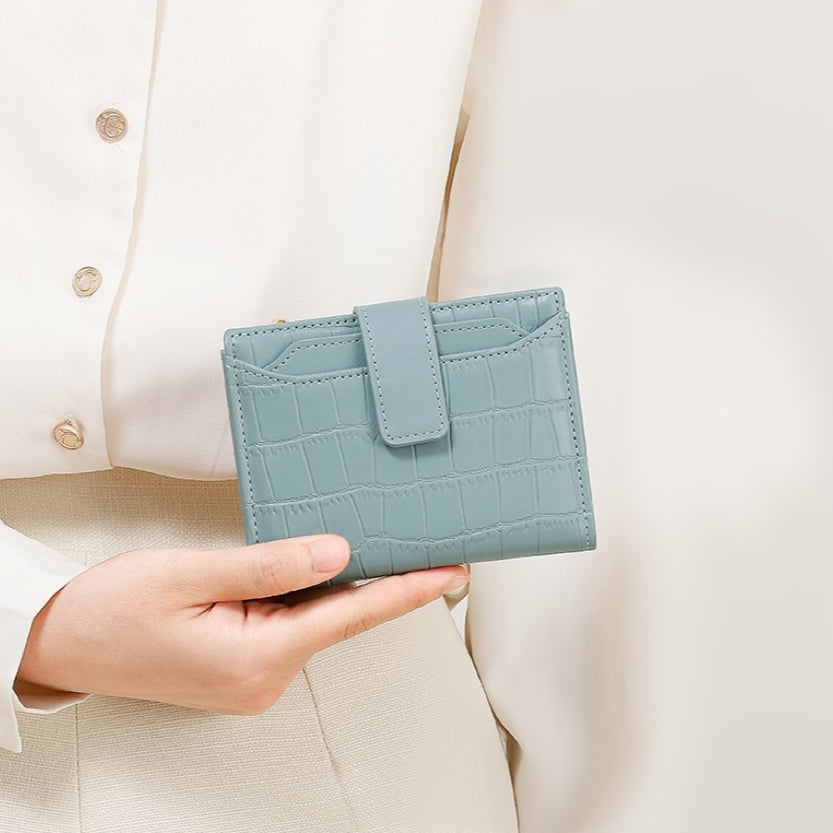 SeaGloca Wallet Card Holder In One Multi-Card with Coin Purse Student Wallet For Woman No 1947