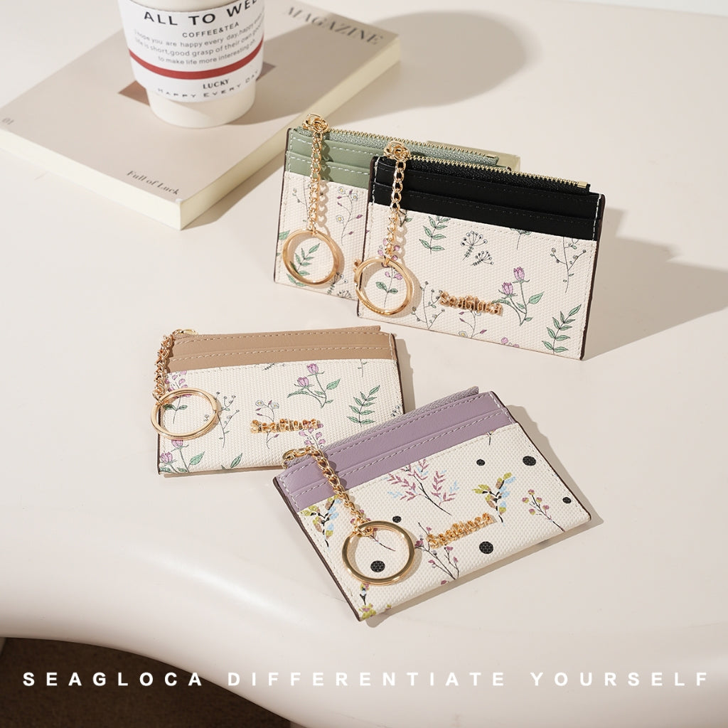 SeaGloca New Portable High-quality Leather PU Coin Purse Card Holder For Woman No 1850