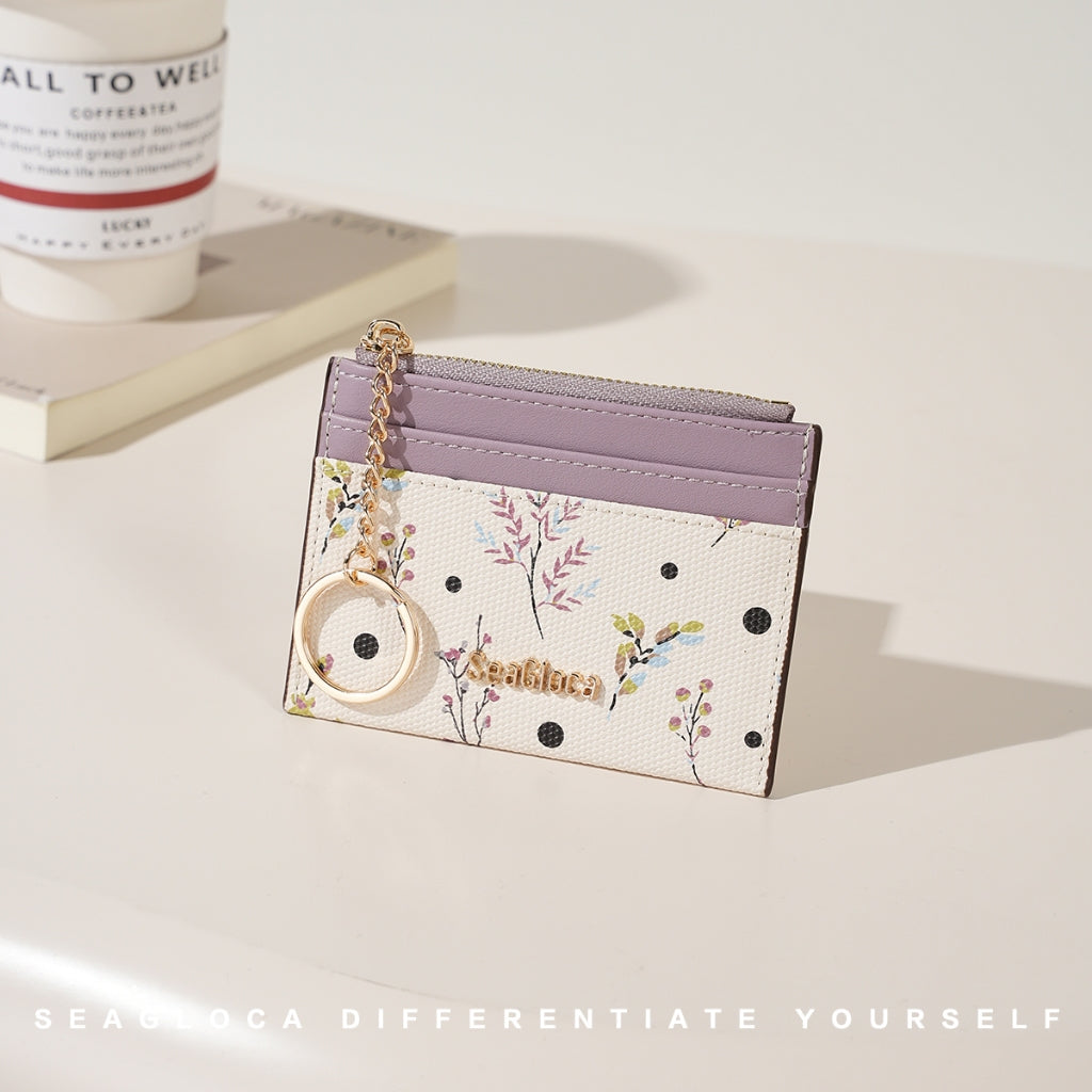 SeaGloca New Portable High-quality Leather PU Coin Purse Card Holder For Woman No 1850
