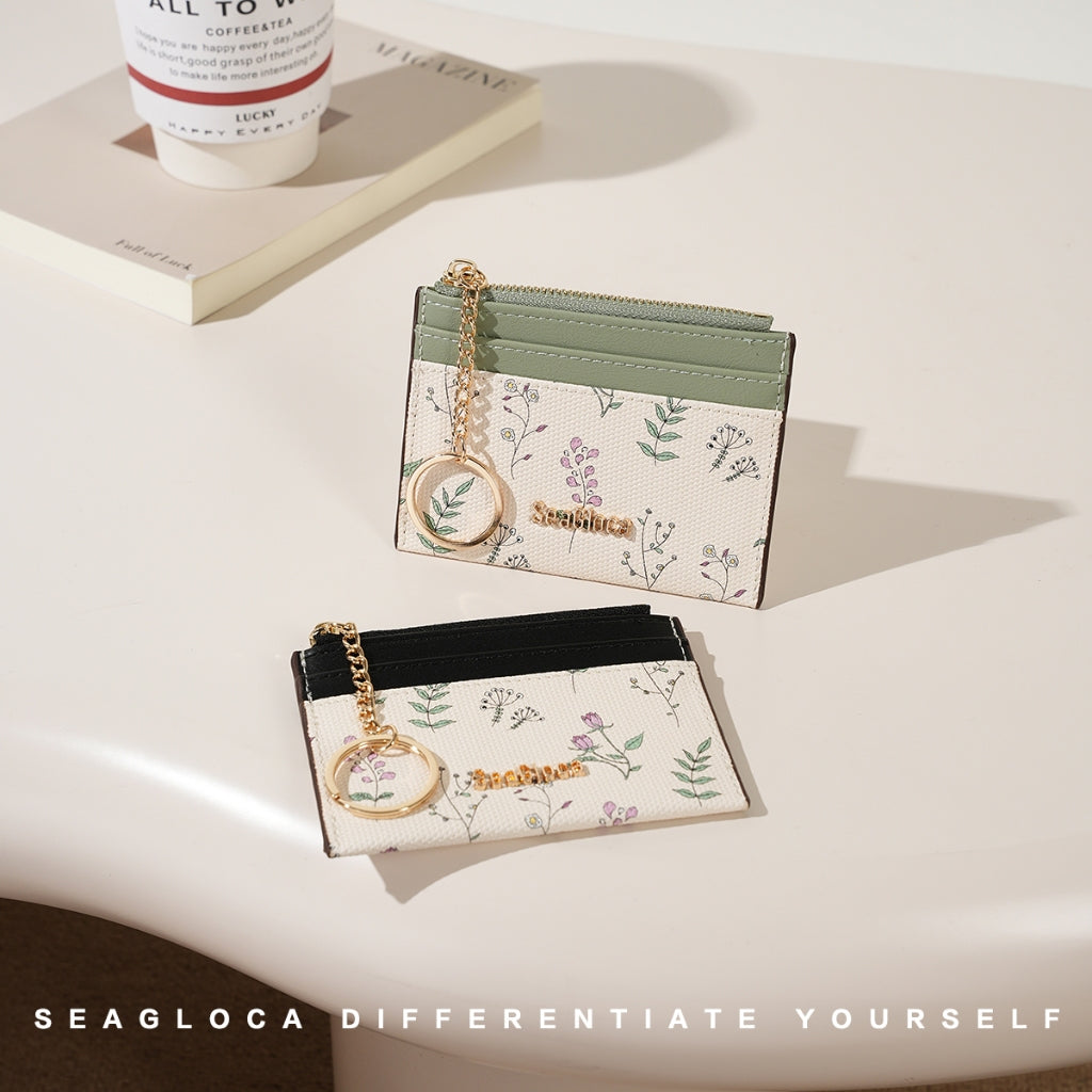 SeaGloca New Portable High-quality Leather PU Coin Purse Card Holder For Woman No 1850