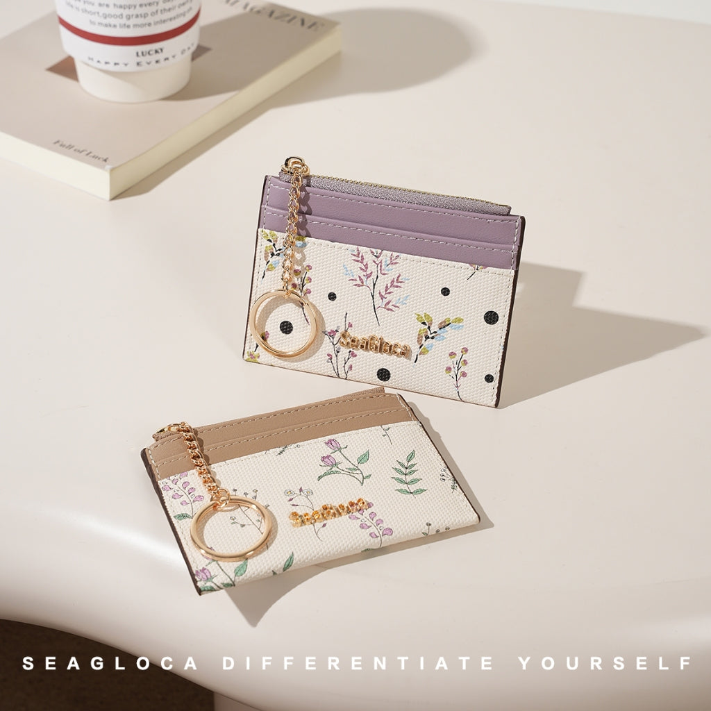 SeaGloca New Portable High-quality Leather PU Coin Purse Card Holder For Woman No 1850