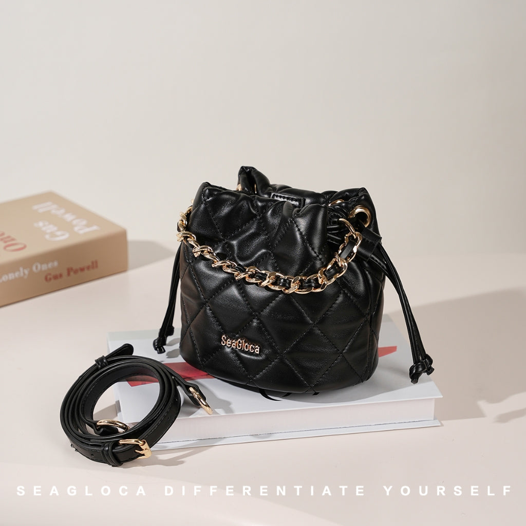 SeaGloca Bucket Bag  Crossbody Chain Bag Single Shoulder Bag For Woman No 13