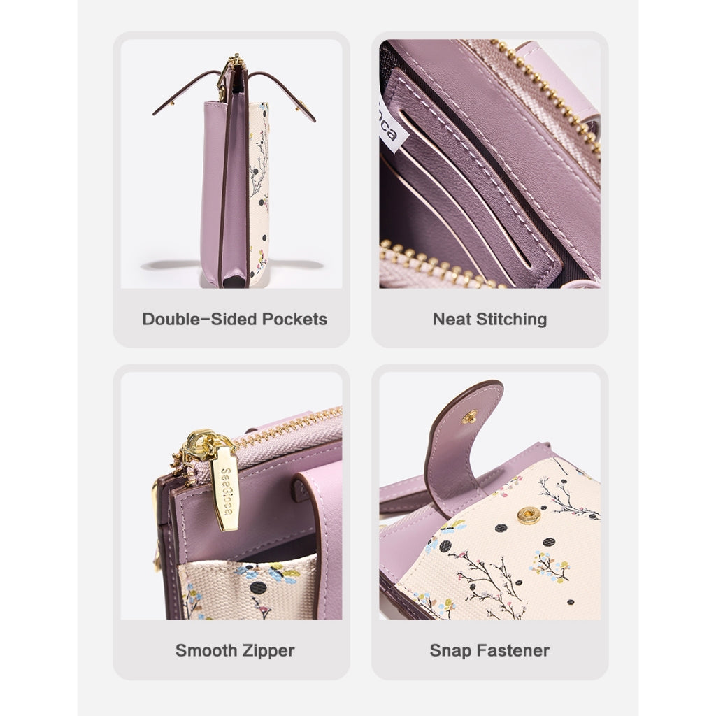 SeaGloca Trendy Stylish Portable Cellphone Crossbody Sling Bag For Woman No.1555