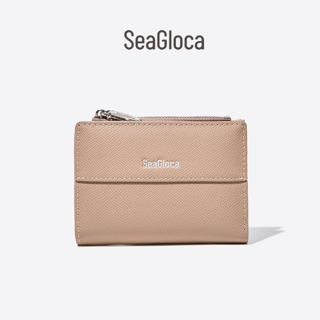 Solid Color Short Wallet Female New Folding for Women | SeaGloca - view 2