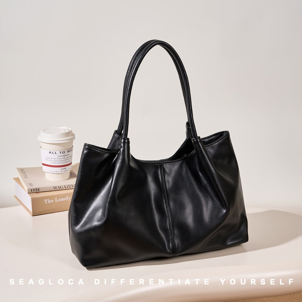 SeaGloca Black White Large Capacity Tote Bag For Women No. 1584