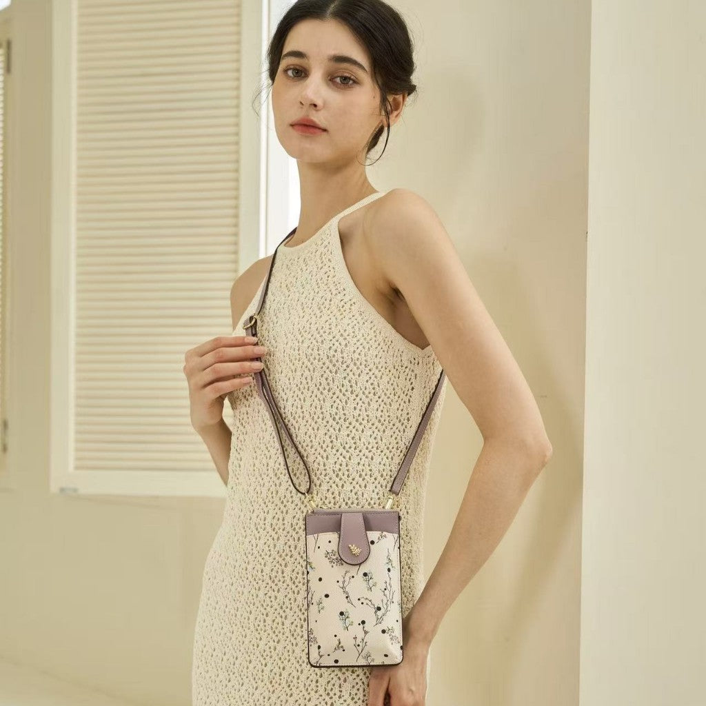 SeaGloca Trendy Stylish Portable Cellphone Crossbody Sling Bag For Woman No.1555