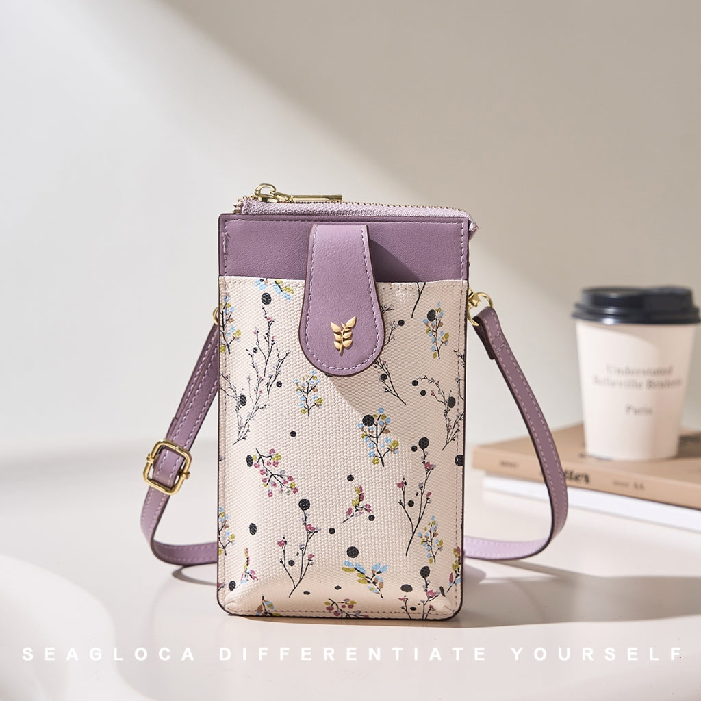 SeaGloca Trendy Stylish Portable Cellphone Crossbody Sling Bag For Woman No.1555