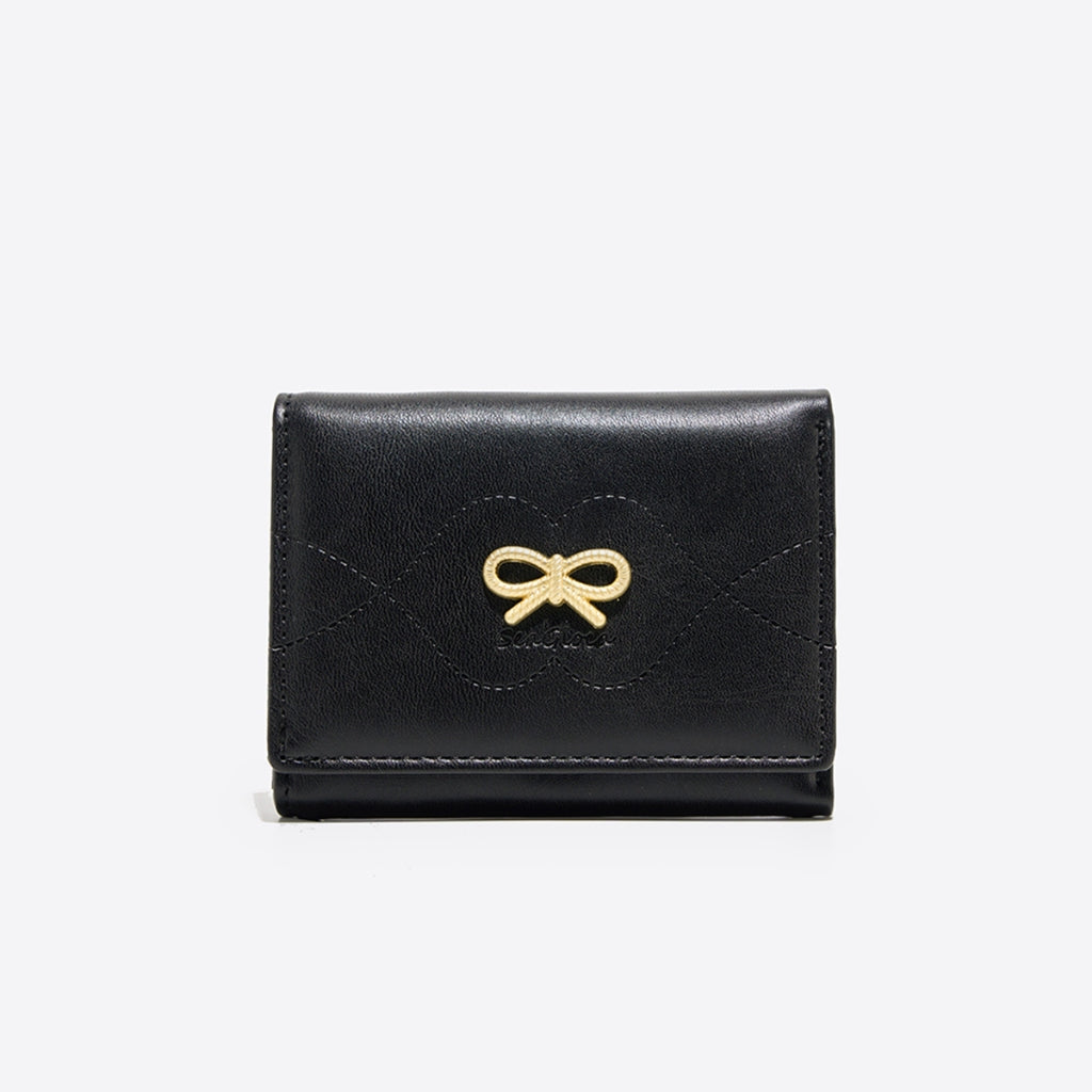 Fashion Bow Exquisite Soild Tri-fold Short for Women | SeaGloca - view 6