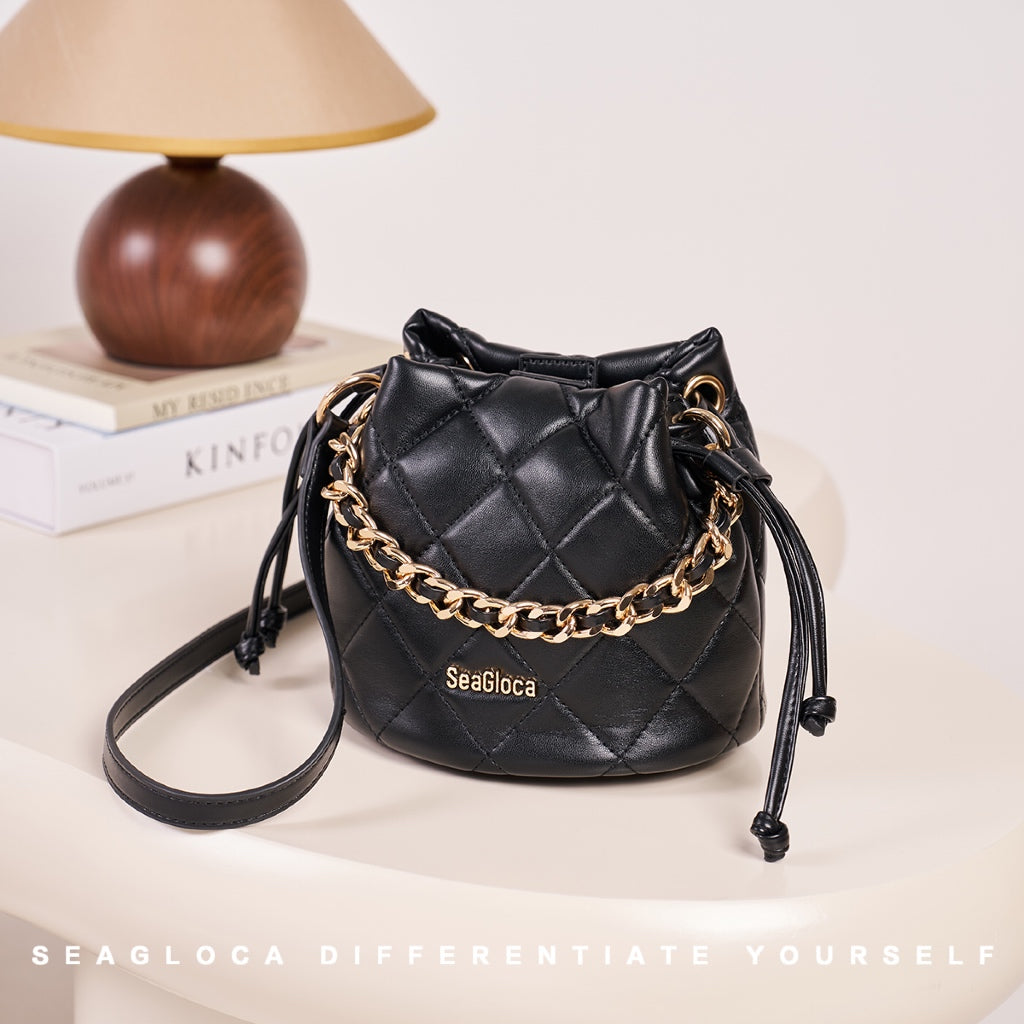 SeaGloca Bucket Bag  Crossbody Chain Bag Single Shoulder Bag For Woman No 13