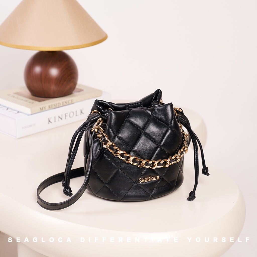 SeaGloca Bucket Bag  Crossbody Chain Bag Single Shoulder Bag For Woman No 13