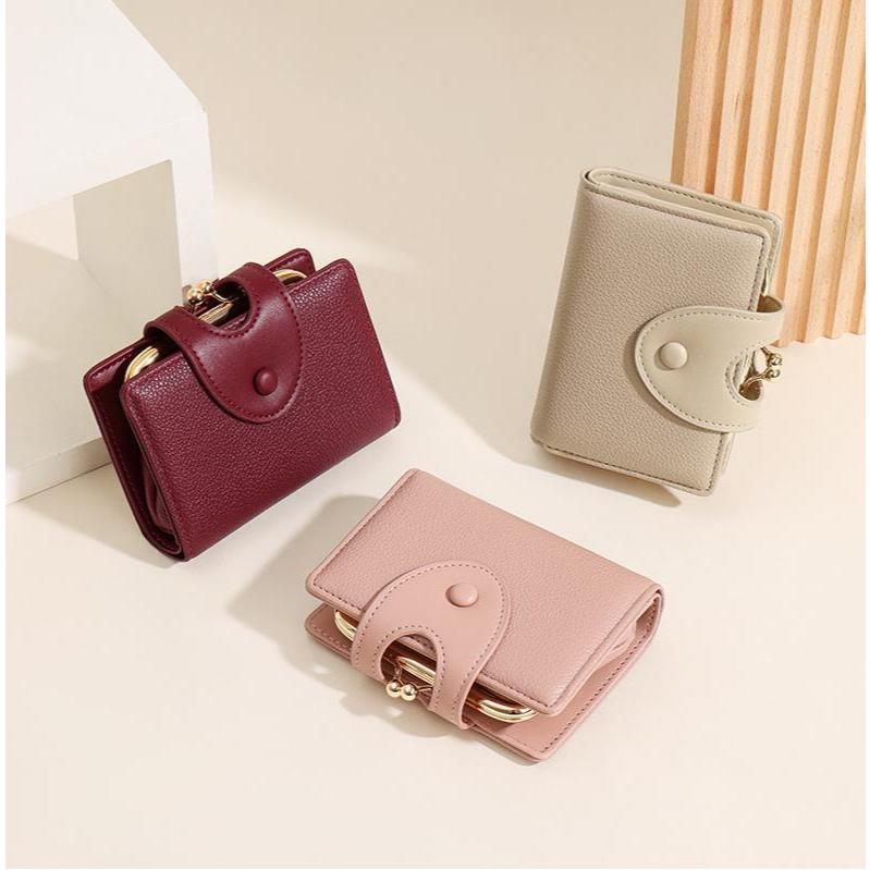 SeaGloca Multi-Function Short Wallet Integrated Card & Coin Purse Portable for Woman No 2065