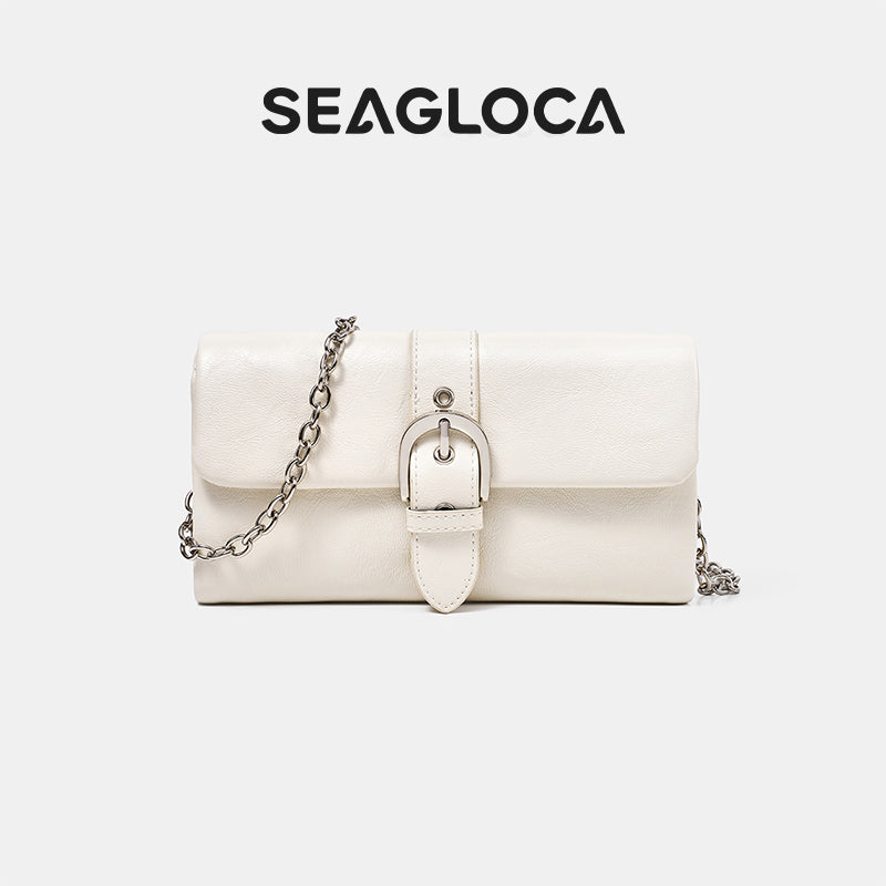 Buckle Decor Magnetic Closure Detachable Chain for Women | SeaGloca - view 10