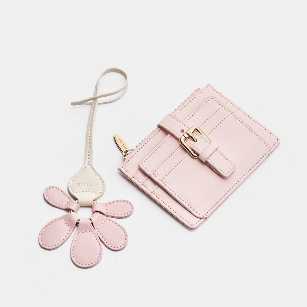 SeaGloca Christmas Holiday Gift Set Elegant Underarm Bag Matching Wallet Floral Charm Shopping Tote Bag for women No 10016