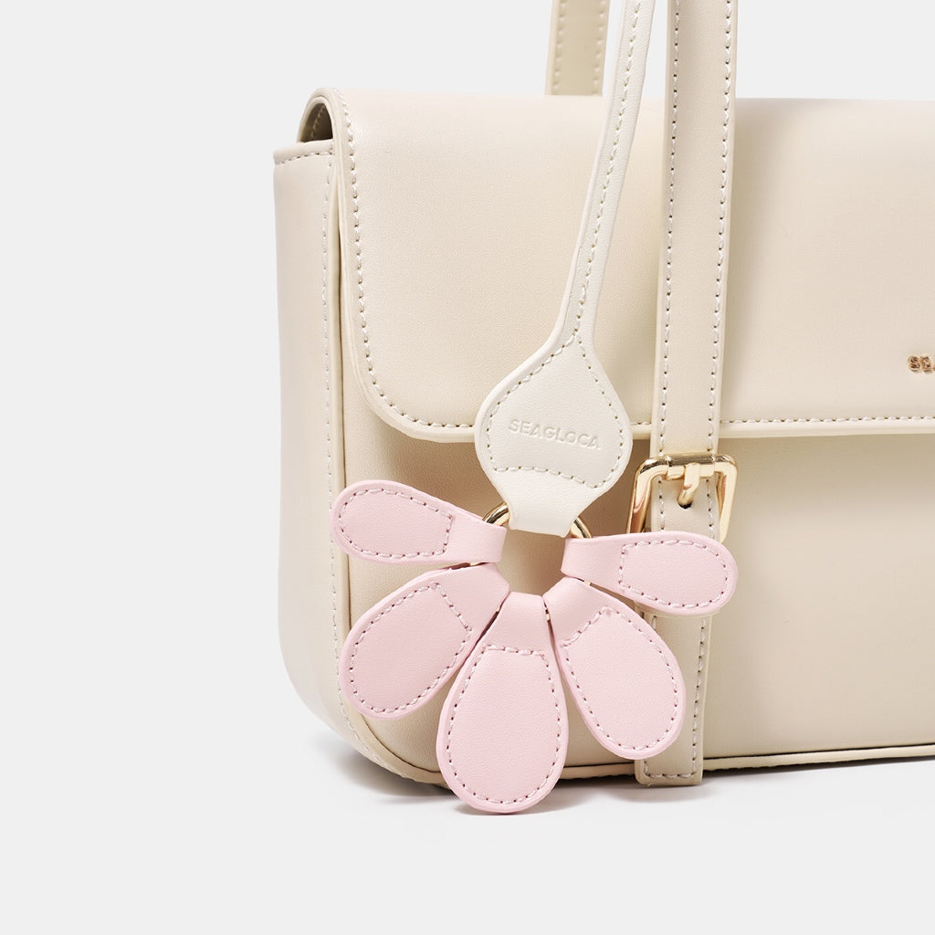 SeaGloca Classic Underarm Bag Floral Charm Decor Flap Magnetic Closure Inner Zipper Pocket for women No 10021