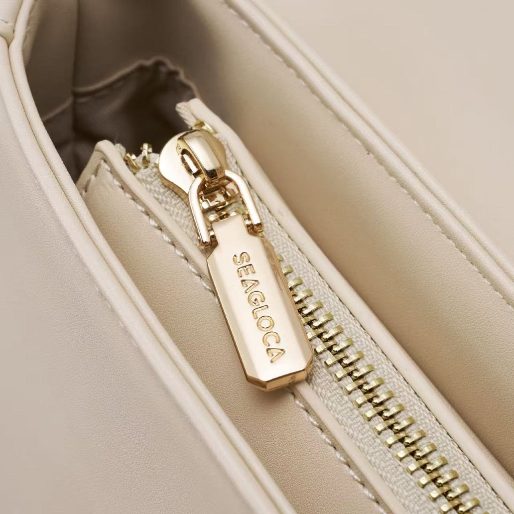 SeaGloca Classic Underarm Bag Floral Charm Decor Flap Magnetic Closure Inner Zipper Pocket for women No 10021