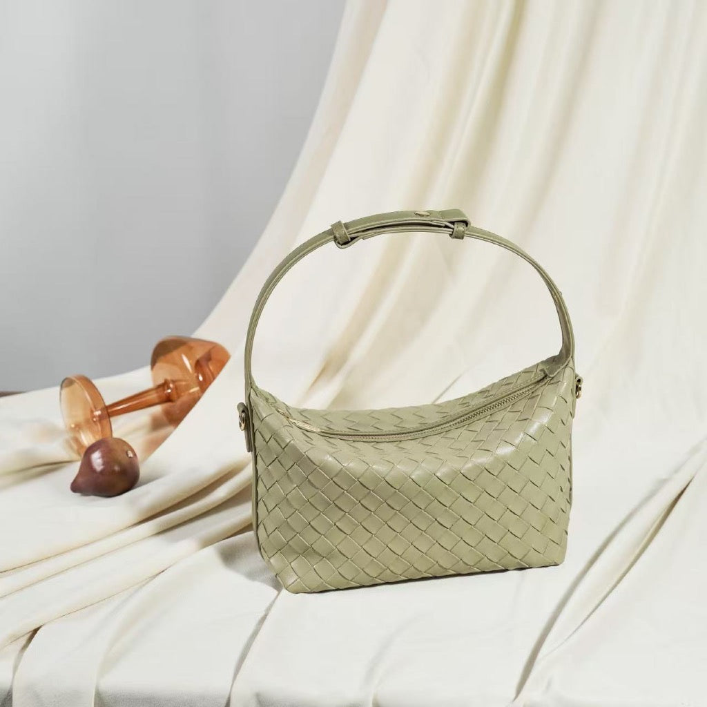 SeaGloca Woven Texture Zipper Hobo Bag Adjustable Detachable Strap Shoulder Crossbody Bag for women No 10018