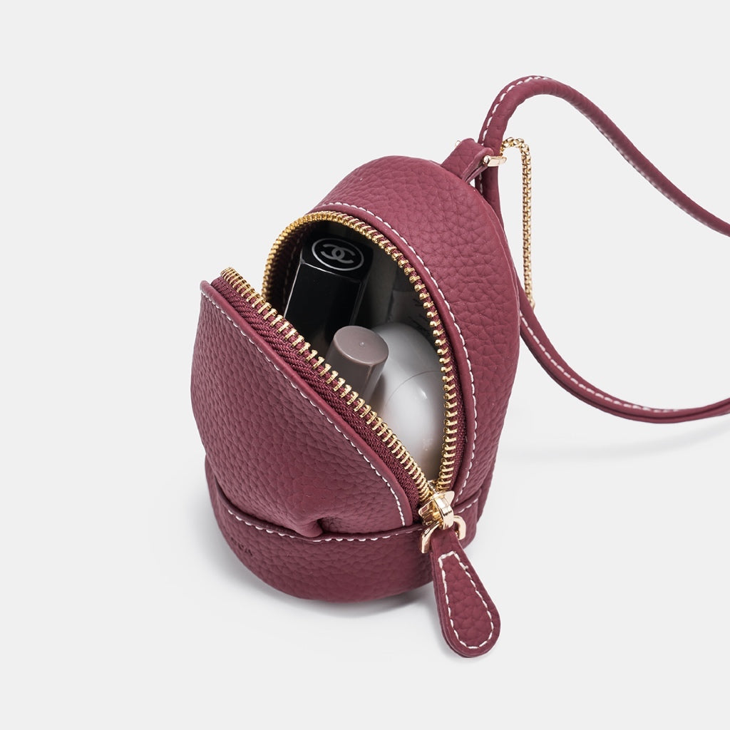 Mini Backpack Shape Coin Purse with Hook Neck for Women | SeaGloca - view 8