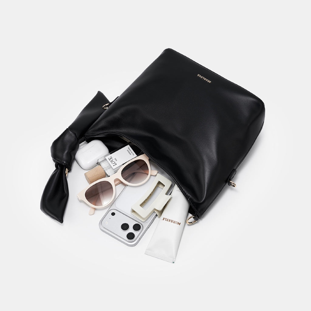 Crossbody Bag with Detachable Bow Decoration for Women | SeaGloca - view 8