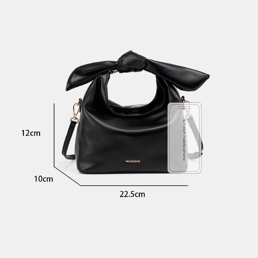 Crossbody Bag with Detachable Bow Decoration for Women | SeaGloca - view 9