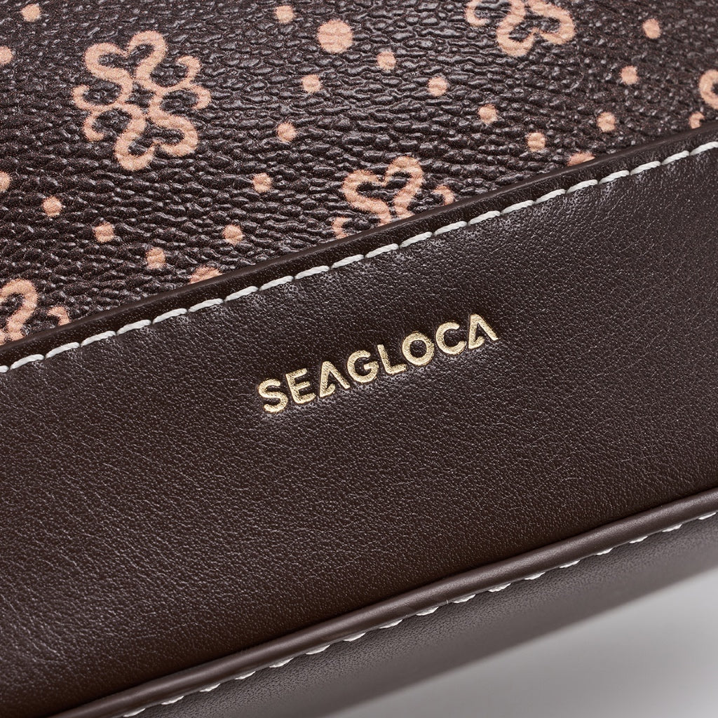 Vintage Printed Bucket Bag with Detachable for Women | SeaGloca - view 5