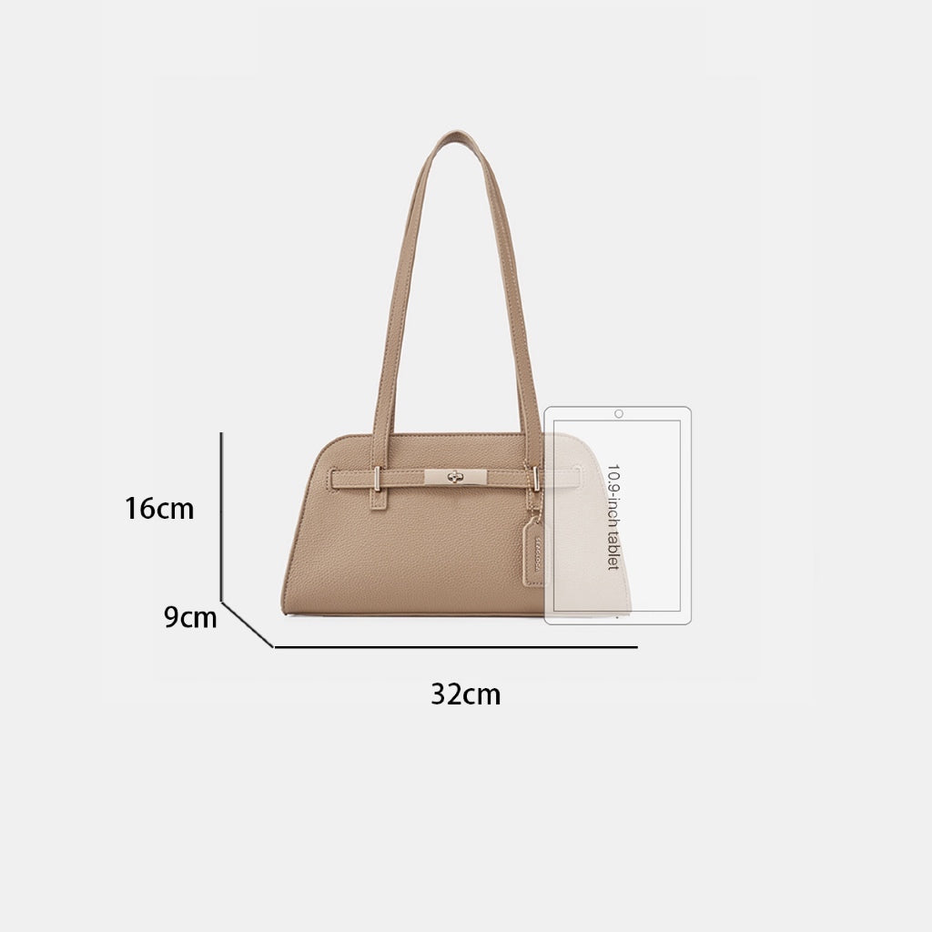 SseGloca Underarm Bag with Zipper Grain Texture for Women | SeaGloca - view 9
