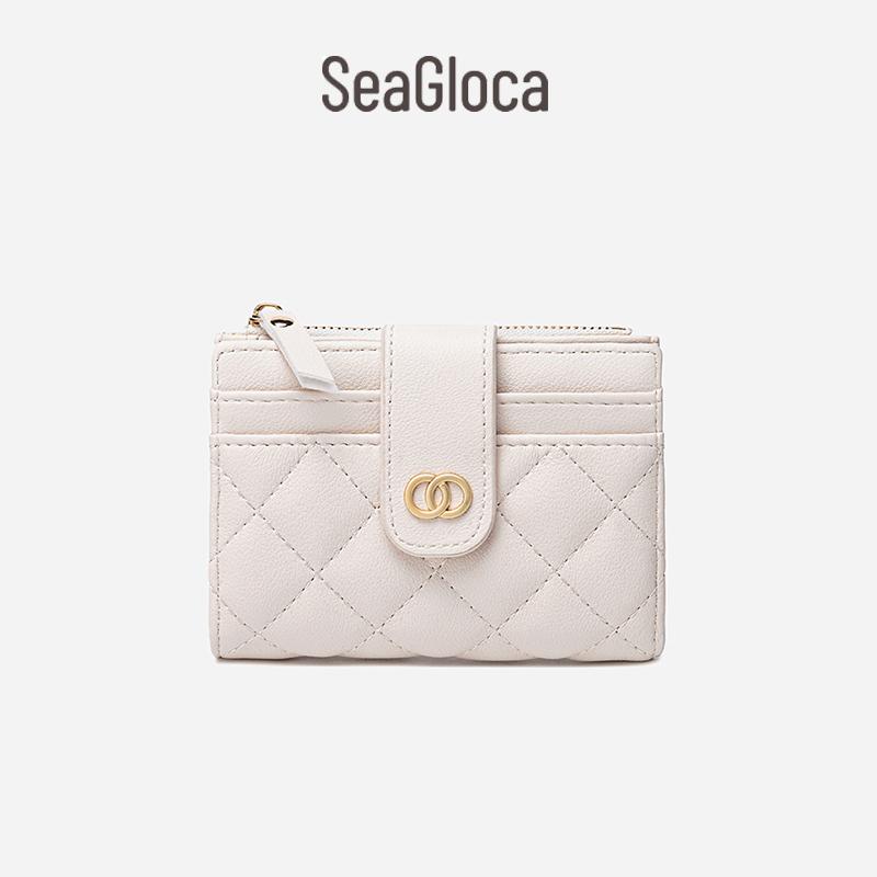 Seagloca New Luxury Women Short Wallet Lady Purse With Card Holder No. 353